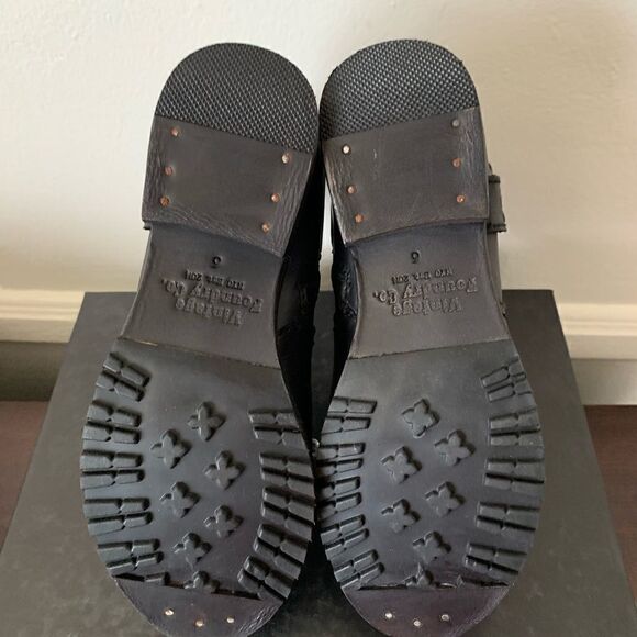 Vintage Foundry Morgan biker boot size 6 black new - Picture 10 of 15